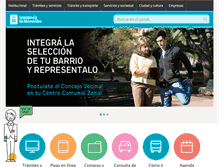 Tablet Screenshot of montevideo.gub.uy